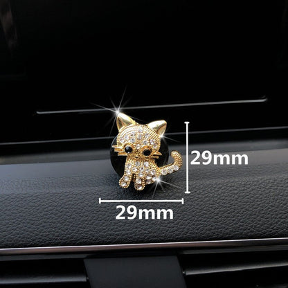 Retro Cute Kitten car