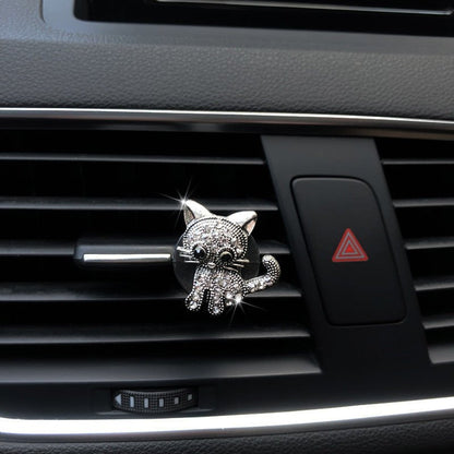 Retro Cute Kitten car
