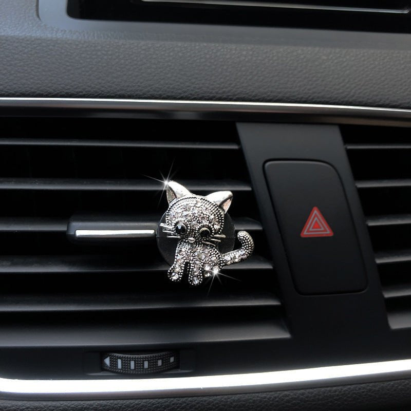 Retro Cute Kitten car