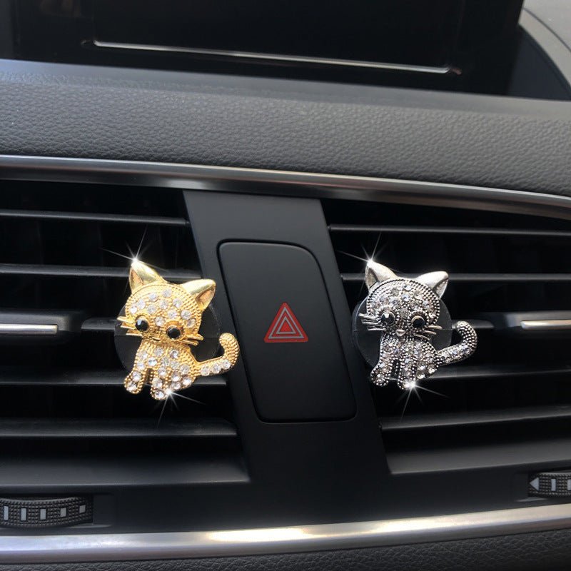 Retro Cute Kitten car