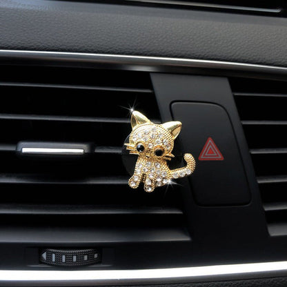 Retro Cute Kitten car